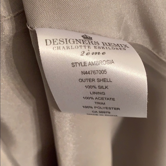 Designer Remix 100% Silk High Low dress - Picture 8 of 8